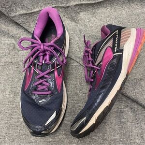 Brooks Purple and Blue Athletic Shoes for Performance